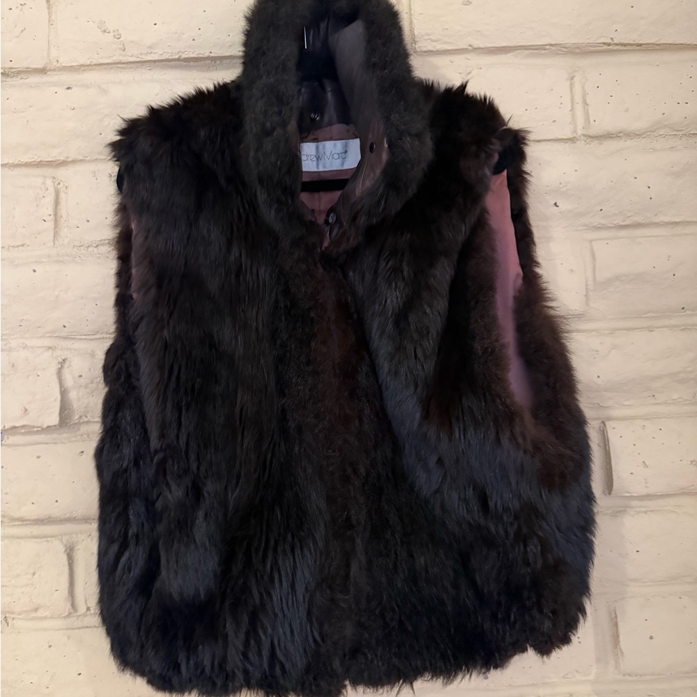 Andrew Marc New Zealand Opossum Fur and Leather Jacket